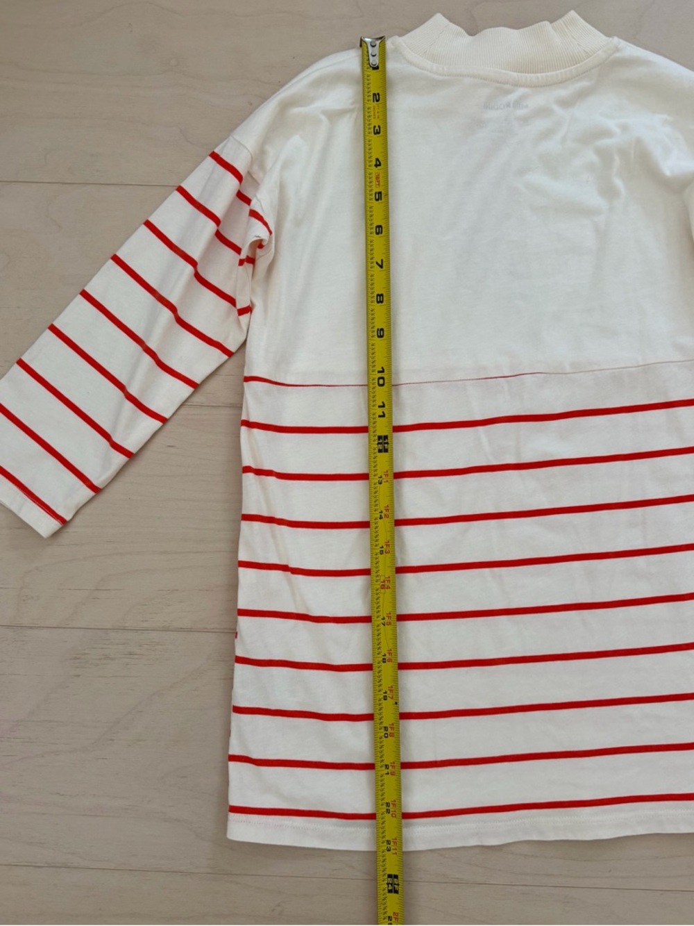 Mini Rodini Cream and Red Striped Sailor Dress - Picture 5 of 5